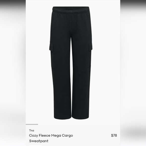 TNA Pants - TNA Cozy Fleece Cargo Sweatpants